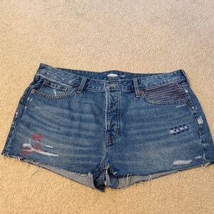 Old Navy Americana Denim Blue Women Shorts